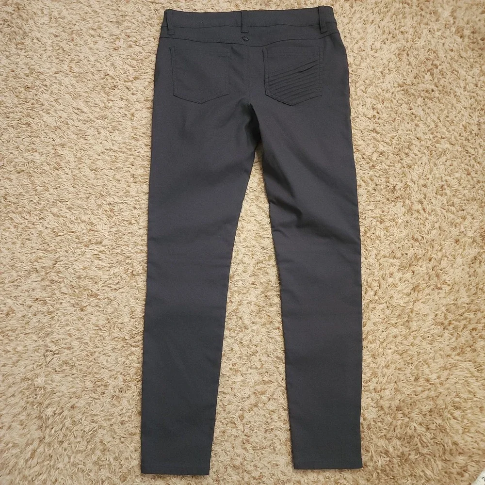 prAna Regular‎ Inseam Womens 10 Skinny Leg Gray Mid-Rise Jeans